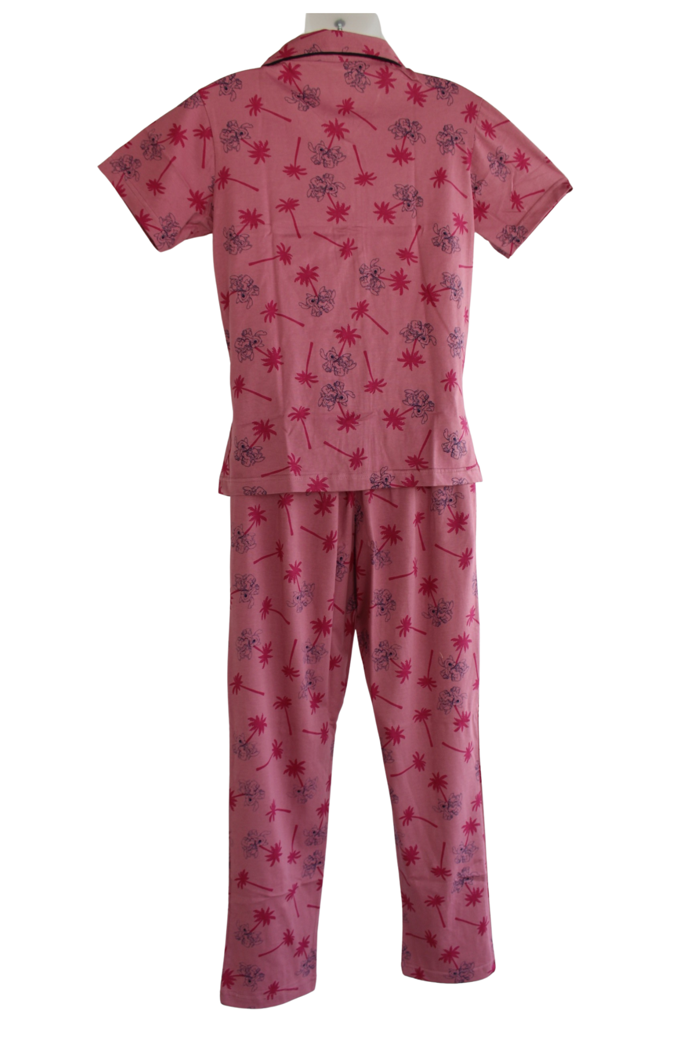PRINCESS COLLAR PYJAMA SET WITH POCKET ( Pack of 6 )