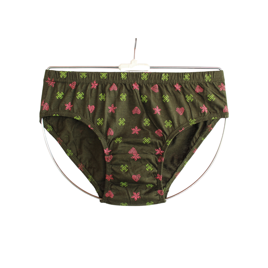 SLG LADIES PANTIES PRINT ( Pack of 10 ) ( 5 Colors x 2 )