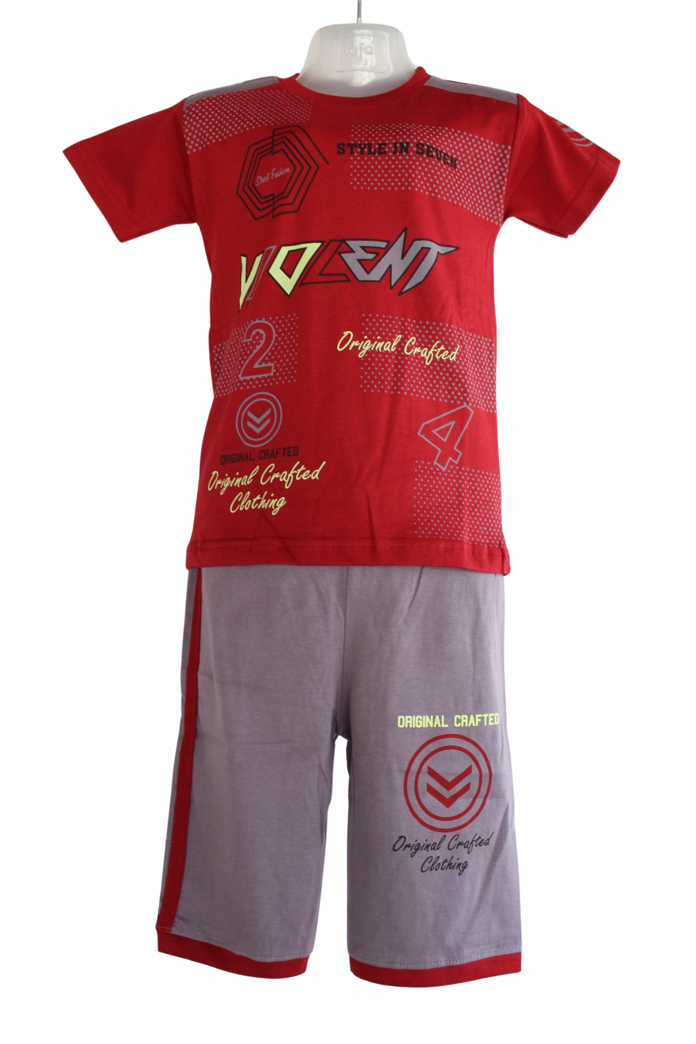 Fisher Kids Wear - Boys RNS SET ( T-Shirt and Shorts ) ( Pack of 6 )
