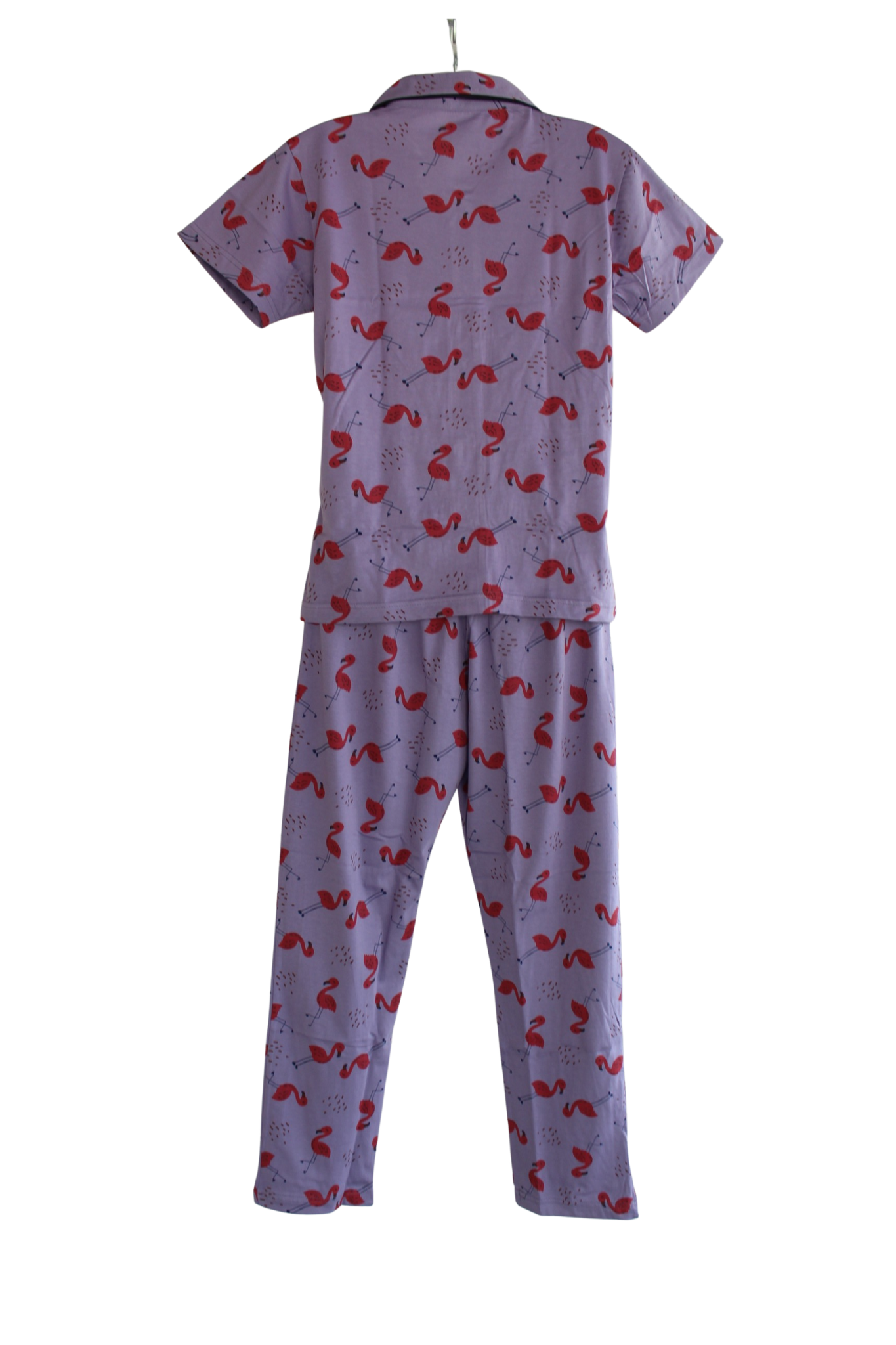 PRINCESS COLLAR PYJAMA SET WITH POCKET ( Pack of 6 )