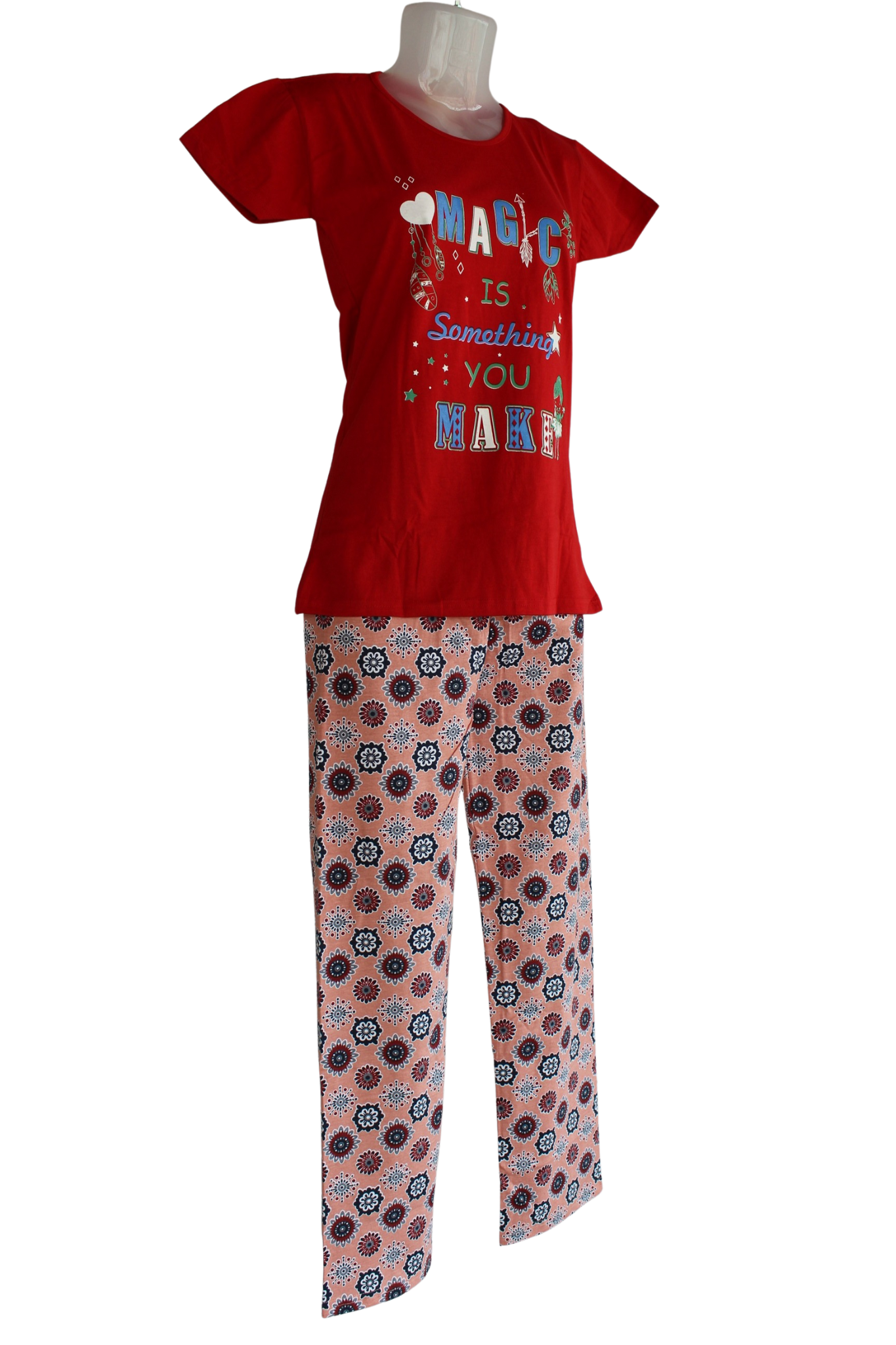 PRINCESS GIRL WEAR T-SHIRT WITH PANT ( Pack of 6 )