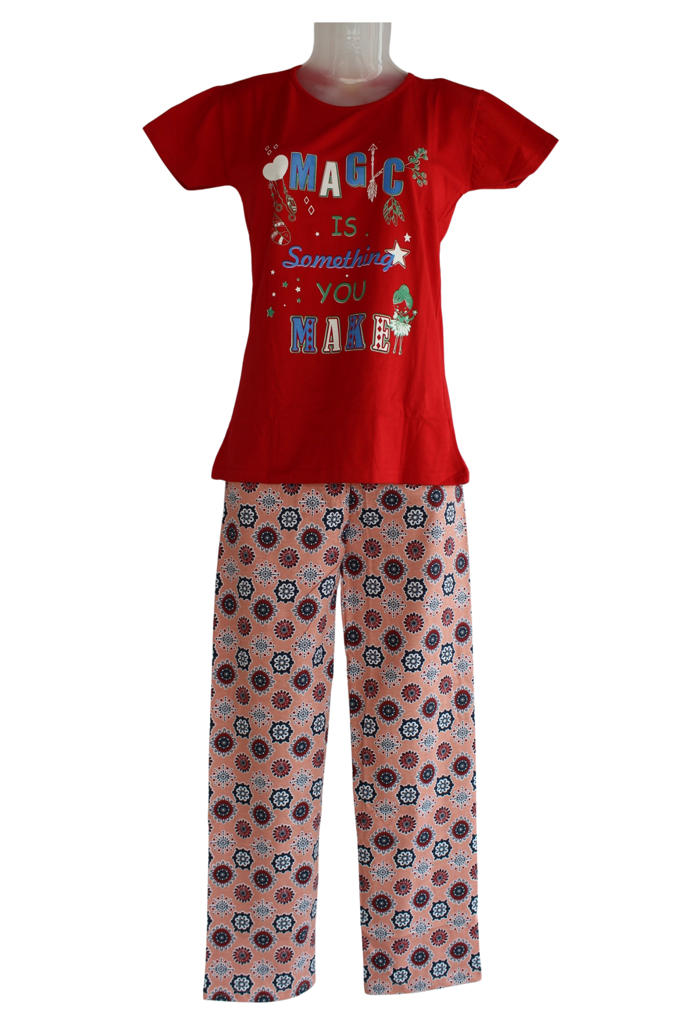 PRINCESS GIRL WEAR T-SHIRT WITH PANT ( Pack of 6 )