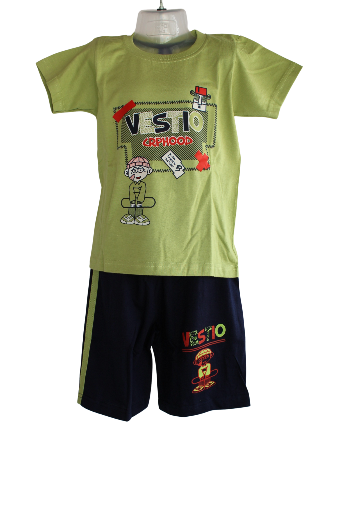 Maha Boys Set ( T-Shirt and Shorts) ( Pack of 6 )