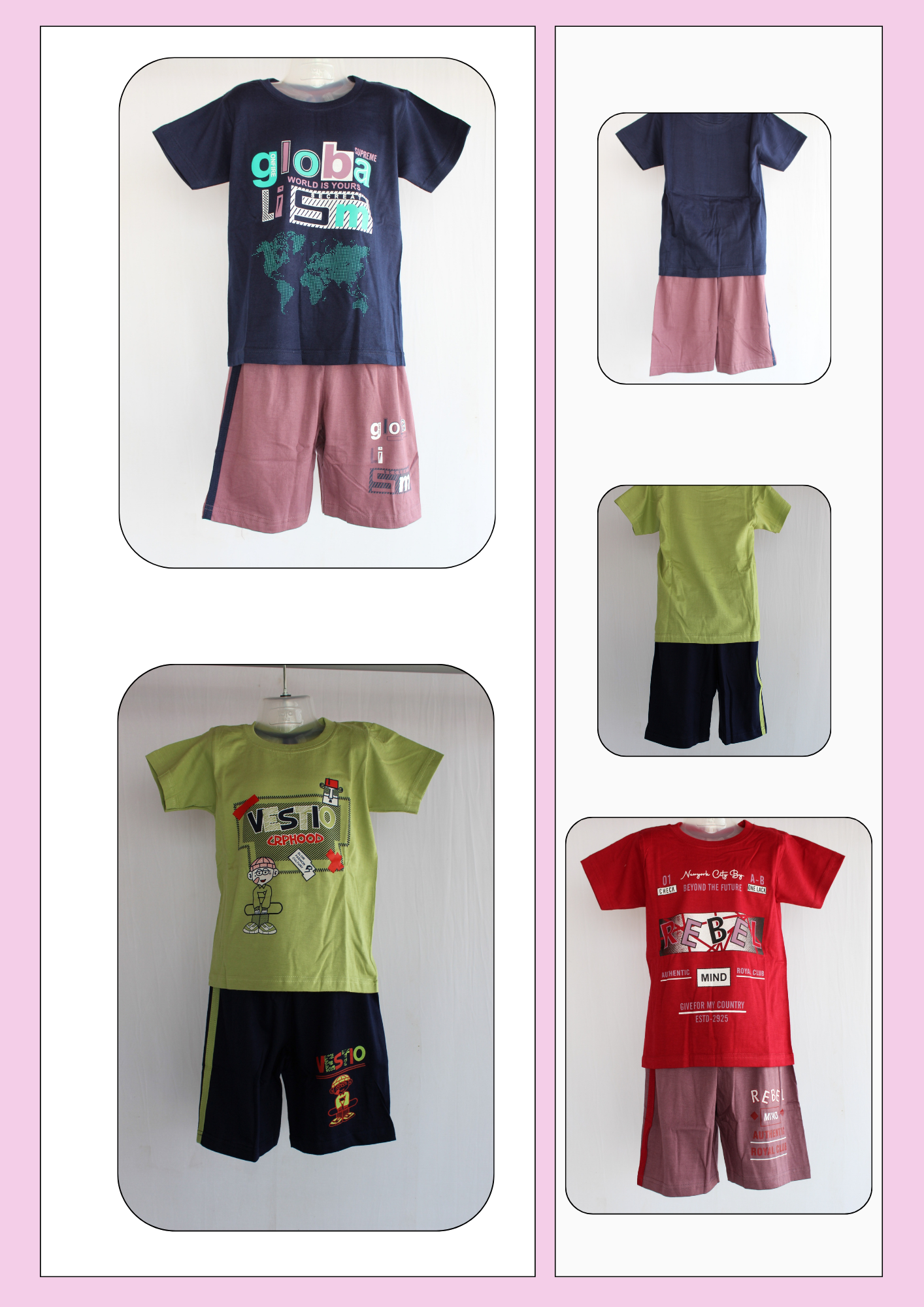 Maha Kids Wear β Boys Shorts (PKG)