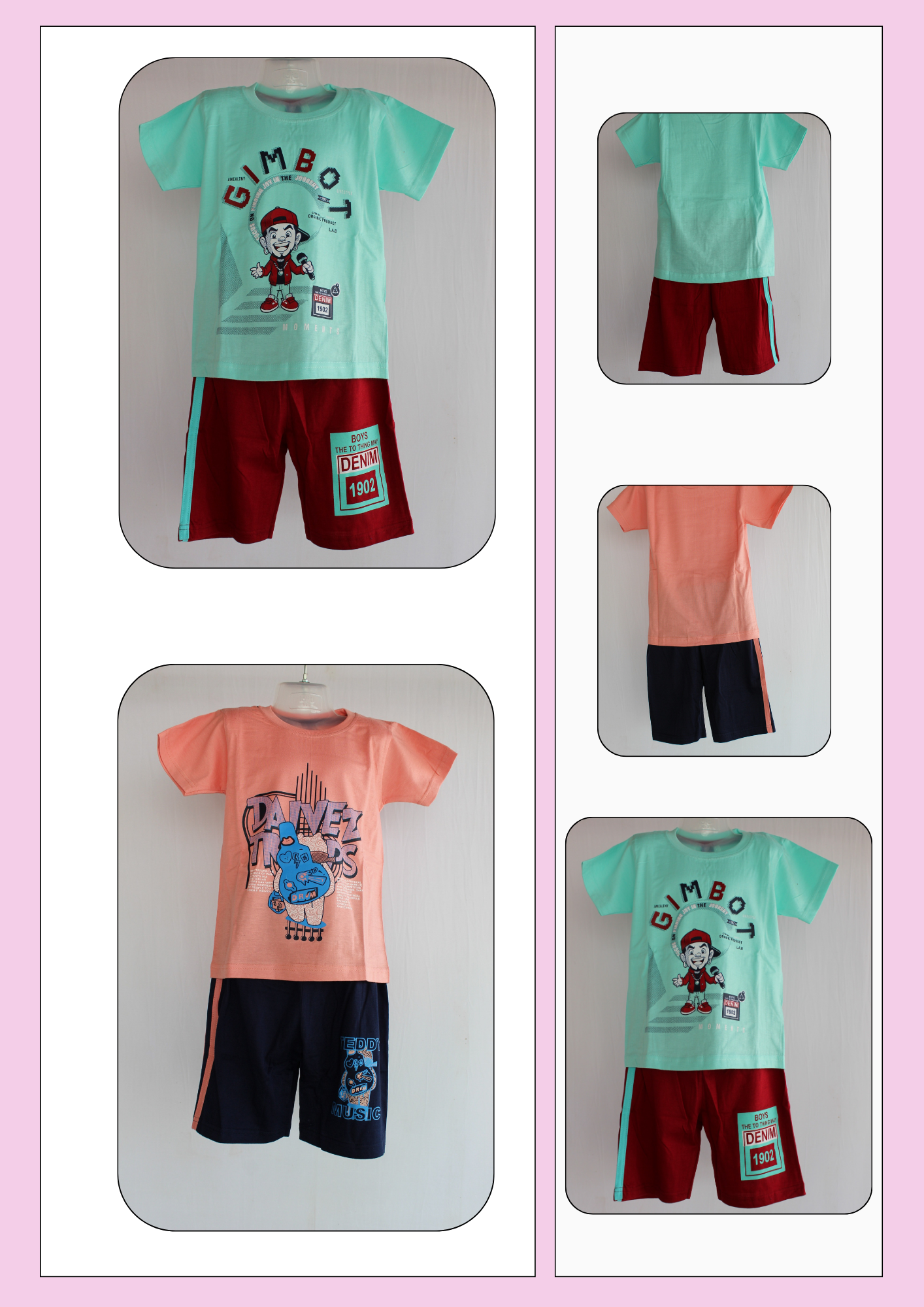 Maha Kids Wear β Boys Shorts (PKG)