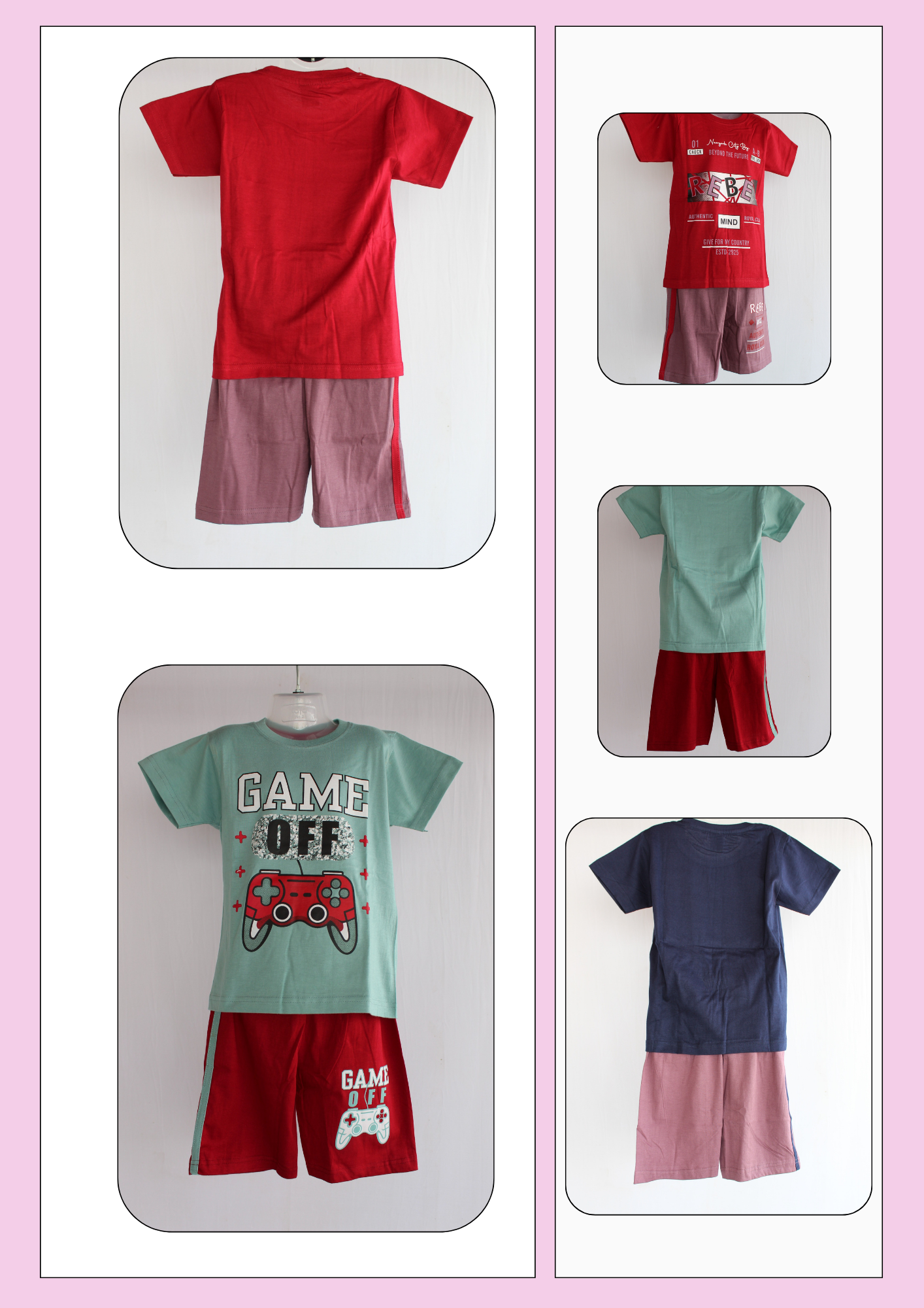 Maha Kids Wear β Boys Shorts (PKG)