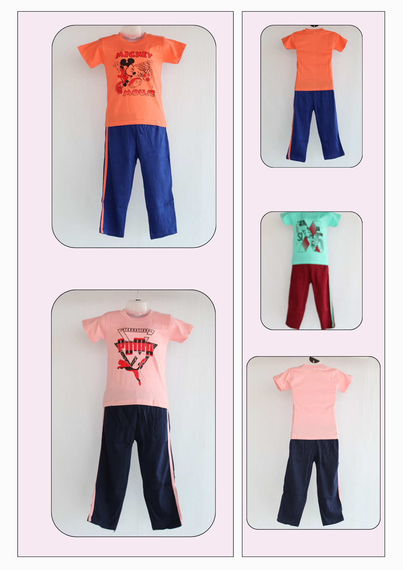 Mahi Kids Wear β Boys T-Shirt & Shorts Set (Pack of 6)