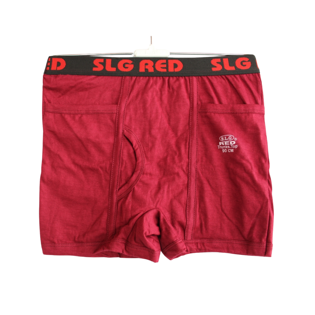 SLG RED TOP TRUNKS  ( Pack of 10 ) ( 5 Colors x 2 )
