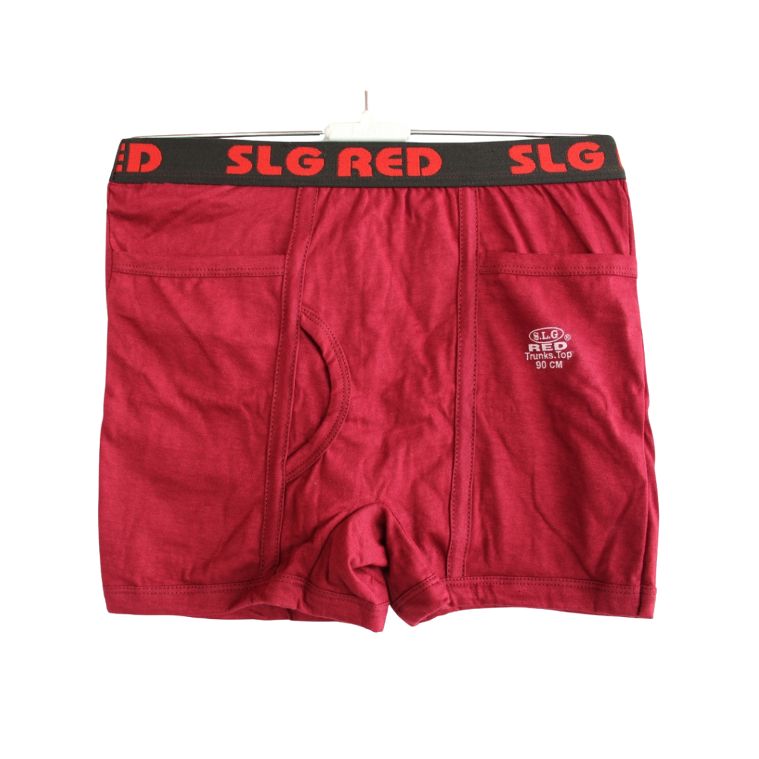 SLG RED TOP TRUNKS  ( Pack of 10 ) ( 5 Colors x 2 )