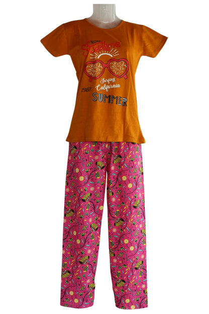 PRINCESS GIRL WEAR T-SHIRT WITH PANT ( Pack of 6 )