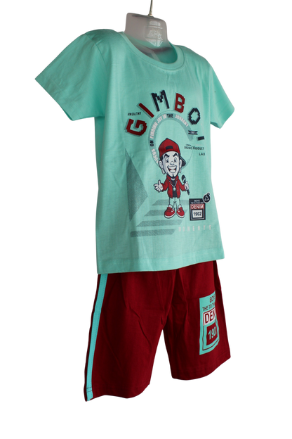 Maha Boys Set ( T-Shirt and Shorts) ( Pack of 6 )