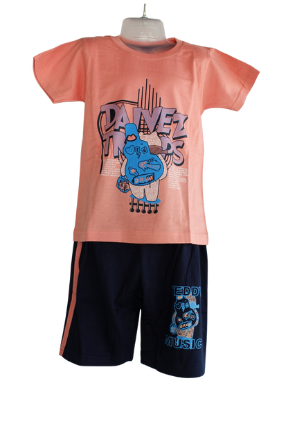 Maha Boys Set ( T-Shirt and Shorts) ( Pack of 6 )