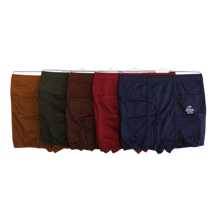 LAKSHMI POCKET TRUNKS ( Pack of 10 ) ( 5 Colors x 2 )