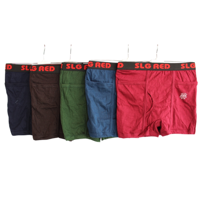 SLG RED TOP TRUNKS  ( Pack of 10 ) ( 5 Colors x 2 )