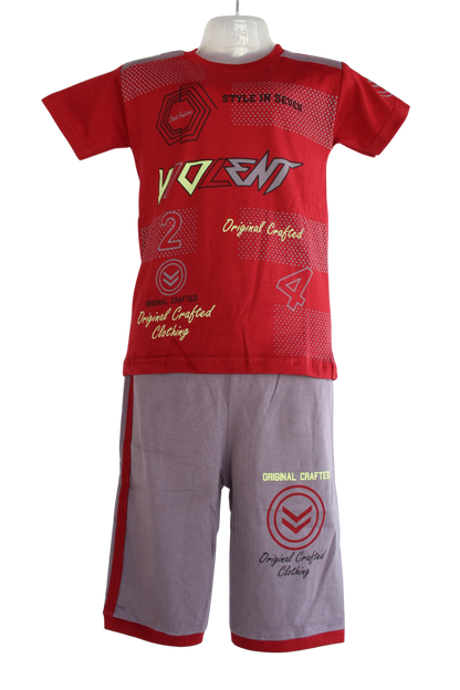 Fisher Kids Wear - Boys RNS SET ( T-Shirt and Shorts ) ( Pack of 6 )