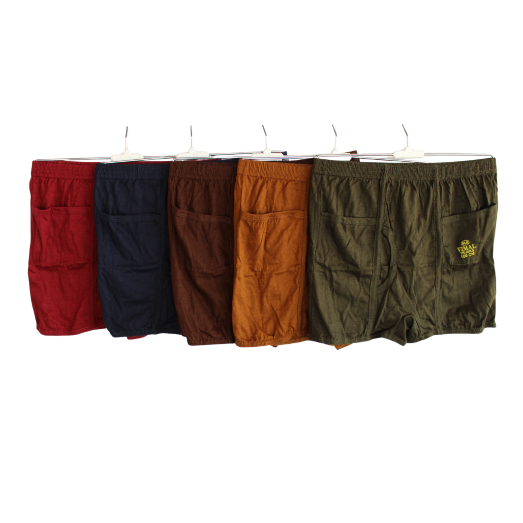 VIMAL TRUNKS ( Pack of 10 ) ( 5 Colors x 2 )
