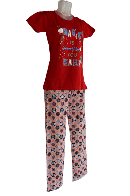 PRINCESS GIRL WEAR T-SHIRT WITH PANT ( Pack of 6 )
