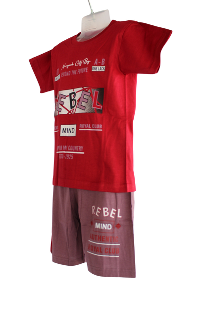 Maha Boys Set ( T-Shirt and Shorts) ( Pack of 6 )