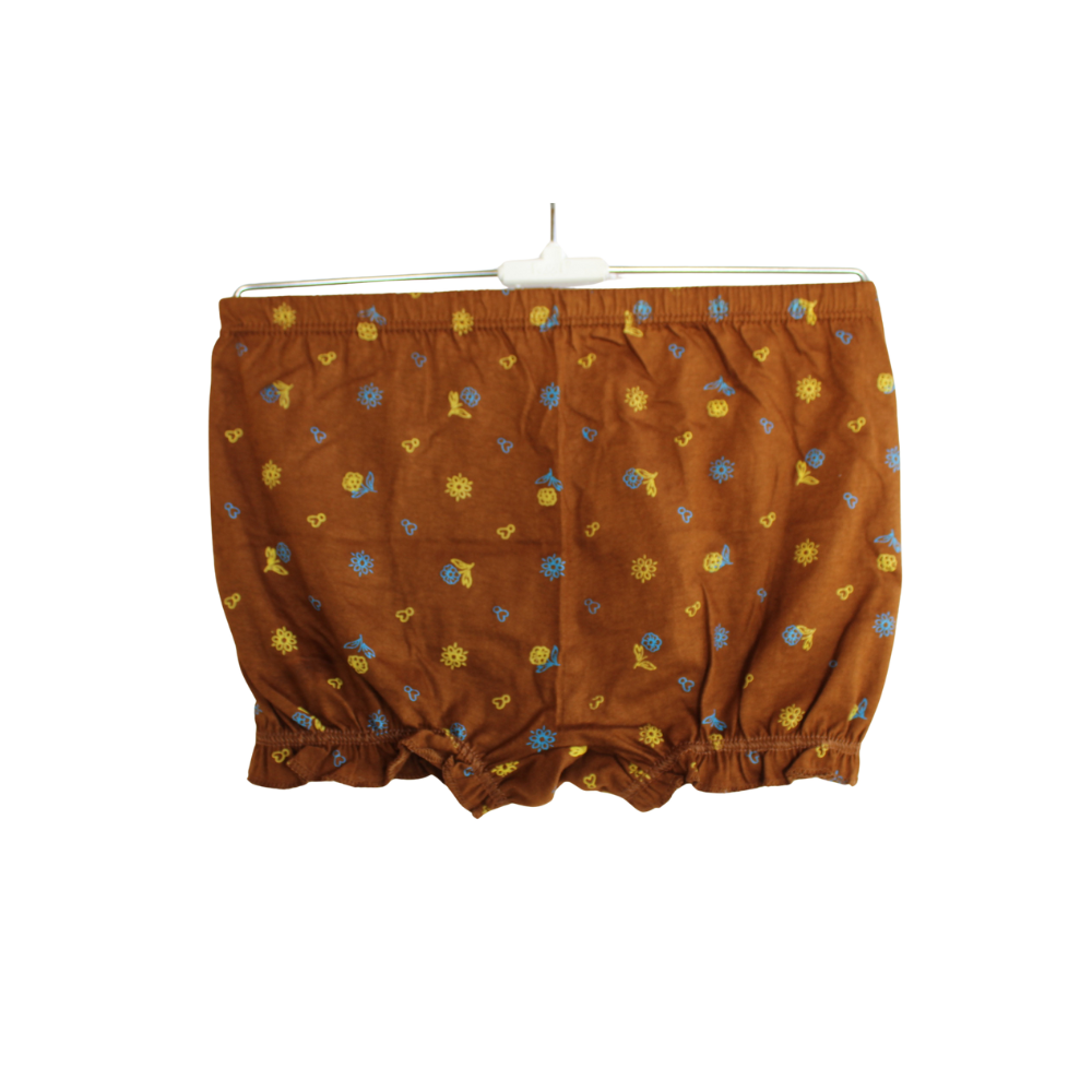 BABY GOLD BLOOMER PRINT ( Pack of 10 ) ( 5 Colors x 2)