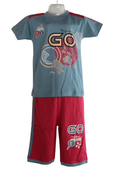 Fisher Kids Wear - Boys RNS SET ( T-Shirt and Shorts ) ( Pack of 6 )