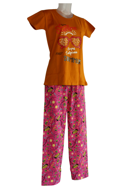 PRINCESS GIRL WEAR T-SHIRT WITH PANT ( Pack of 6 )