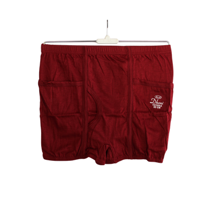 DHONI TRUNKS WITH POCKET( Pack of 10 ) ( 5 Colors x 2 )