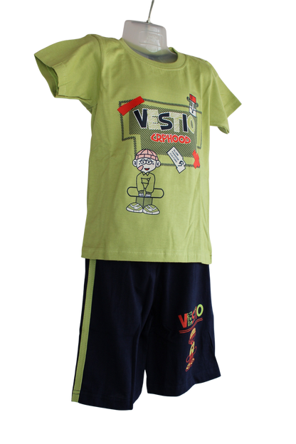 Maha Boys Set ( T-Shirt and Shorts) ( Pack of 6 )