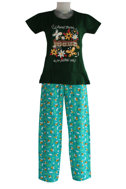 PRINCESS GIRL WEAR T-SHIRT WITH PANT ( Pack of 6 )