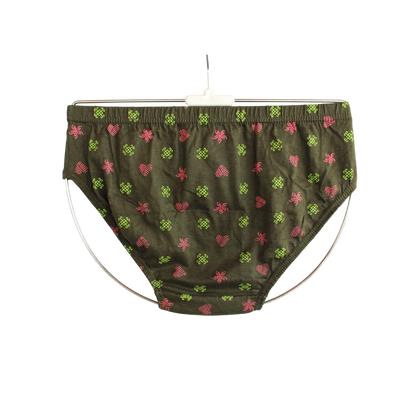 SLG LADIES PANTIES PRINT  ( Pack of 10 ) ( 5 Colors x 2 )