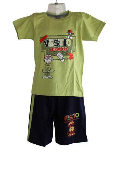 Maha Boys Set ( T-Shirt and Shorts) ( Pack of 6 )