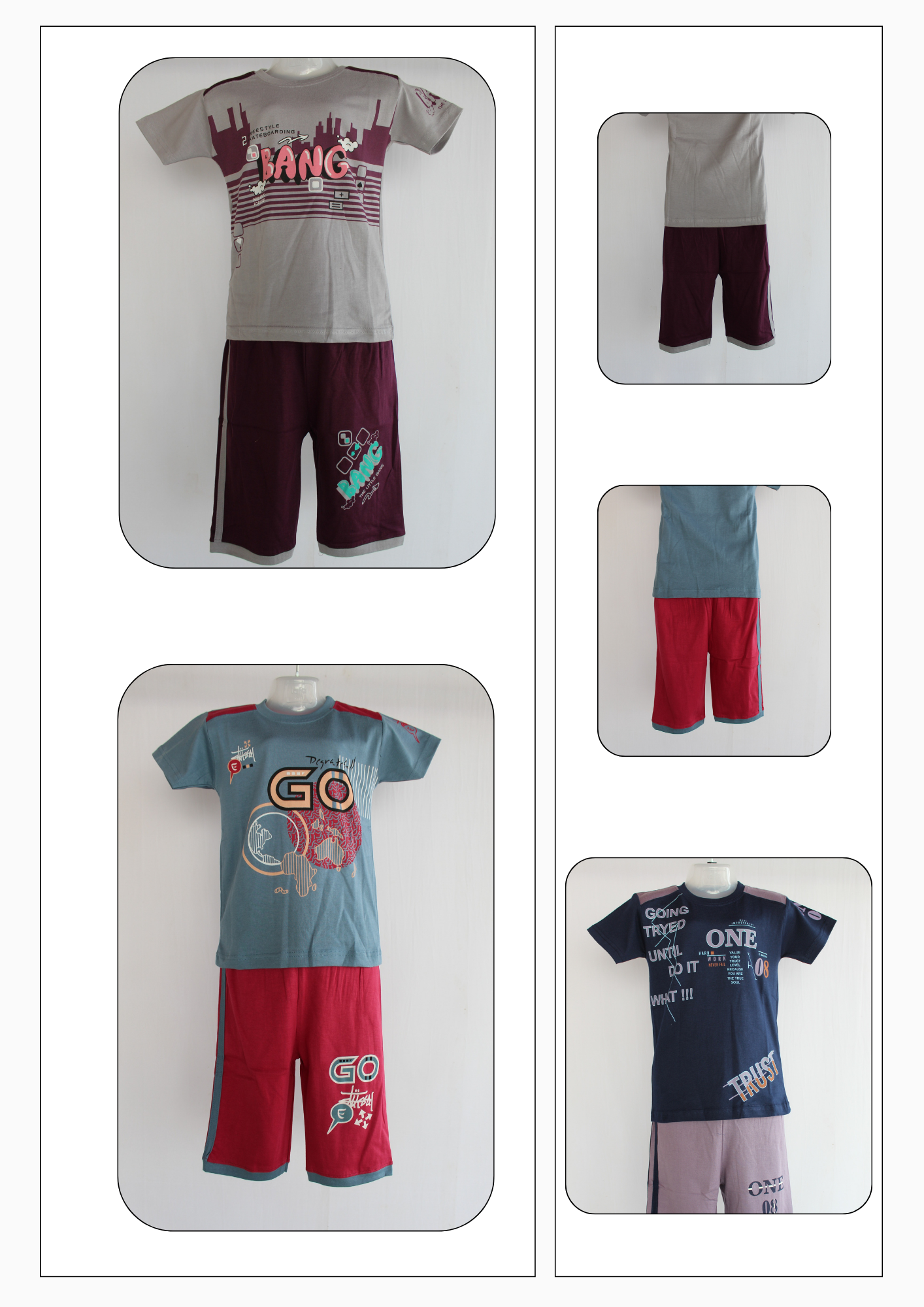 Fisher Kids Wear - Boys RNS Set (PKG) COMBO