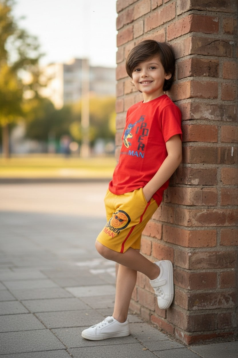 Super Comfortable Boys T-Shirt & Shorts Set – Perfect Outfit