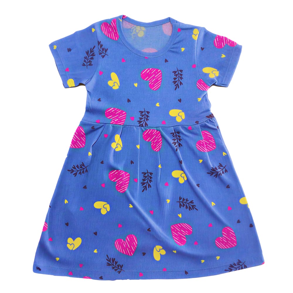 Girls Cotton Frock – Soft & Breathable Kids Dress [pack of 3 pcs]